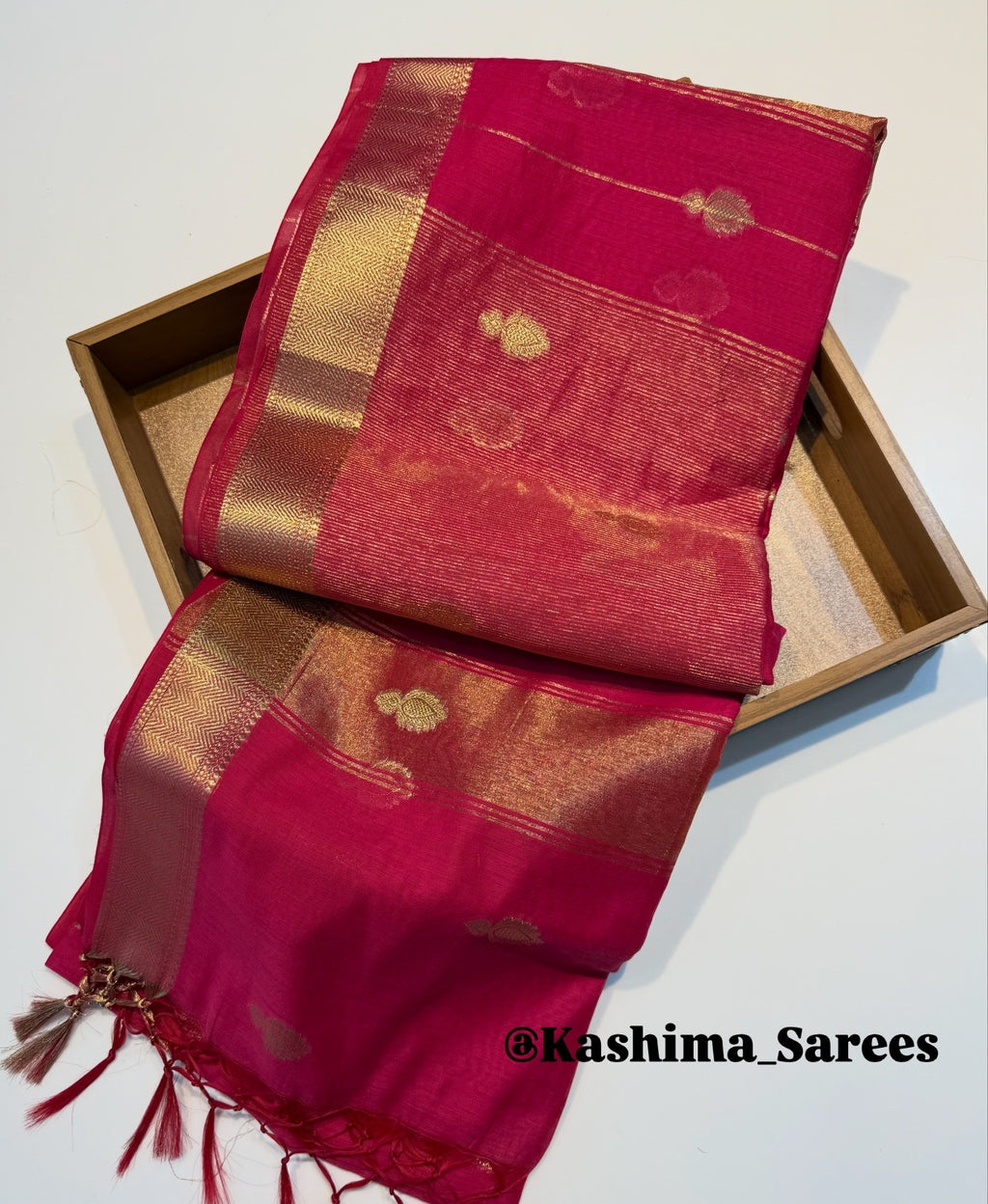 Vrinda Cotton Diya Butta Saree