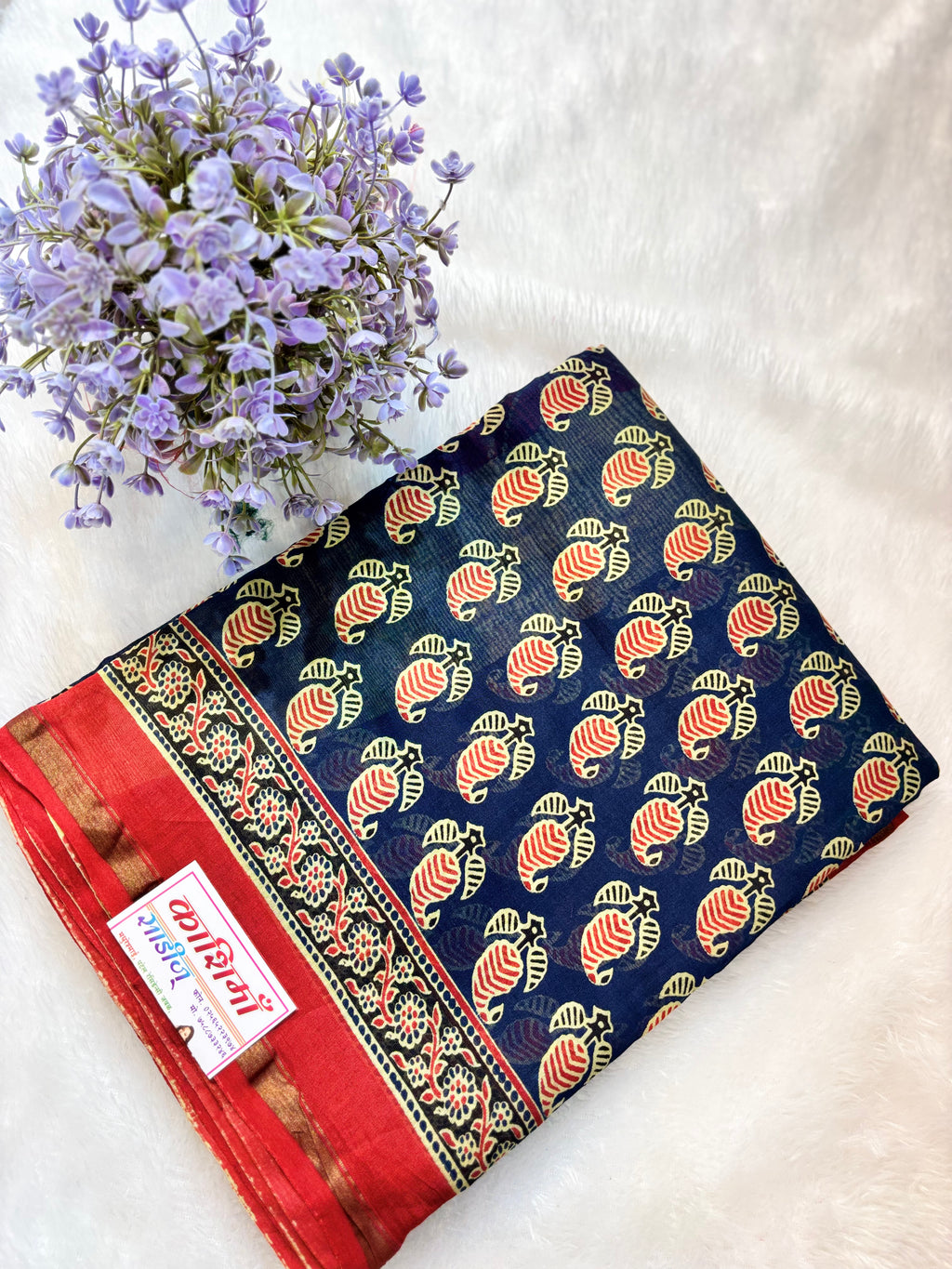 HANDLOOM HAND BLOCK PRINT SAREE