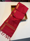 Handloom Garbhreshmi Maheshwari Saree – Pure Malbari Silk | Traditional Handwoven Elegance