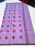 CHANDERI SILK IN PURPLE ELEGANCE