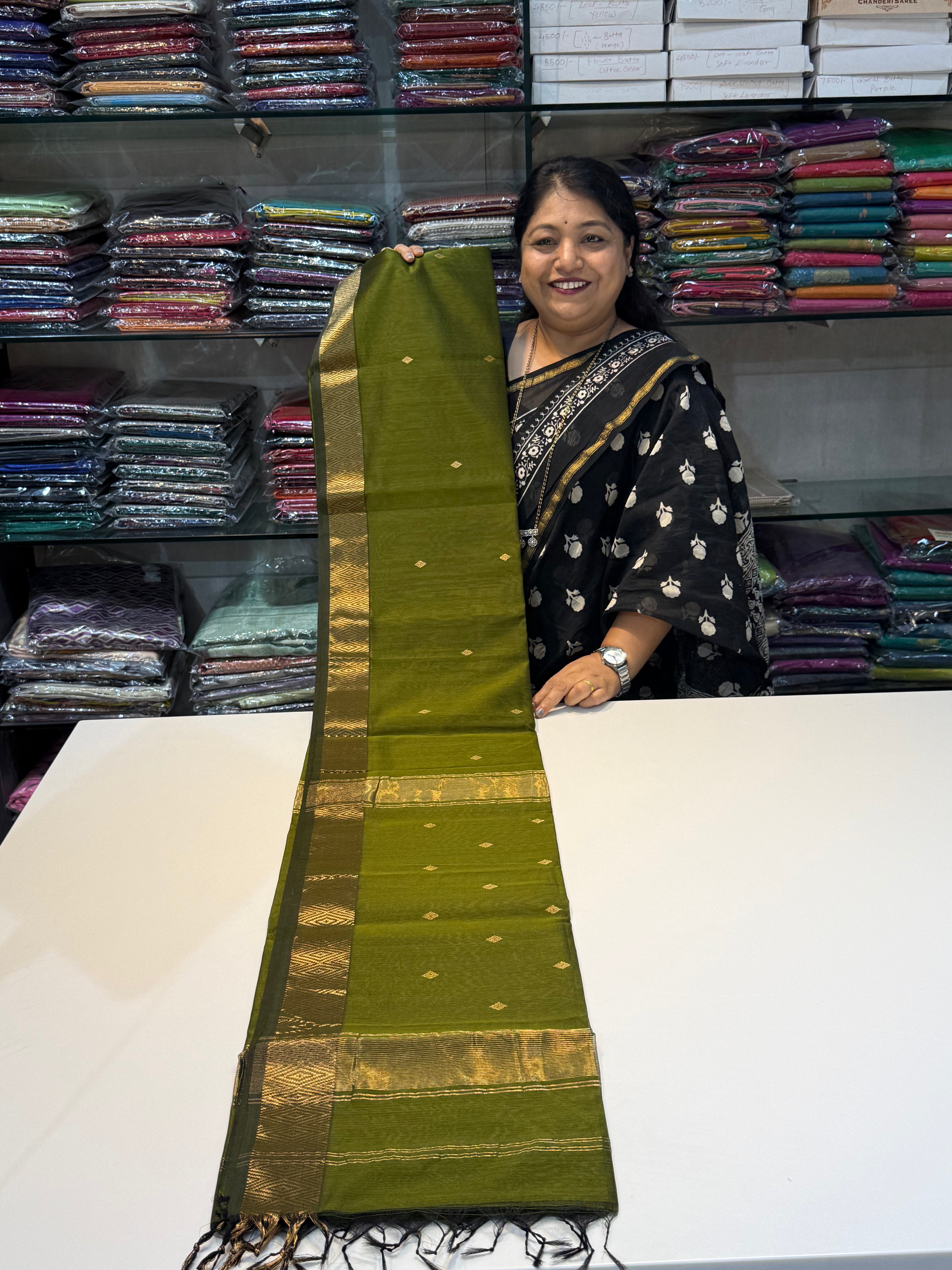 Nayantara Maheshwari Handloom Saree