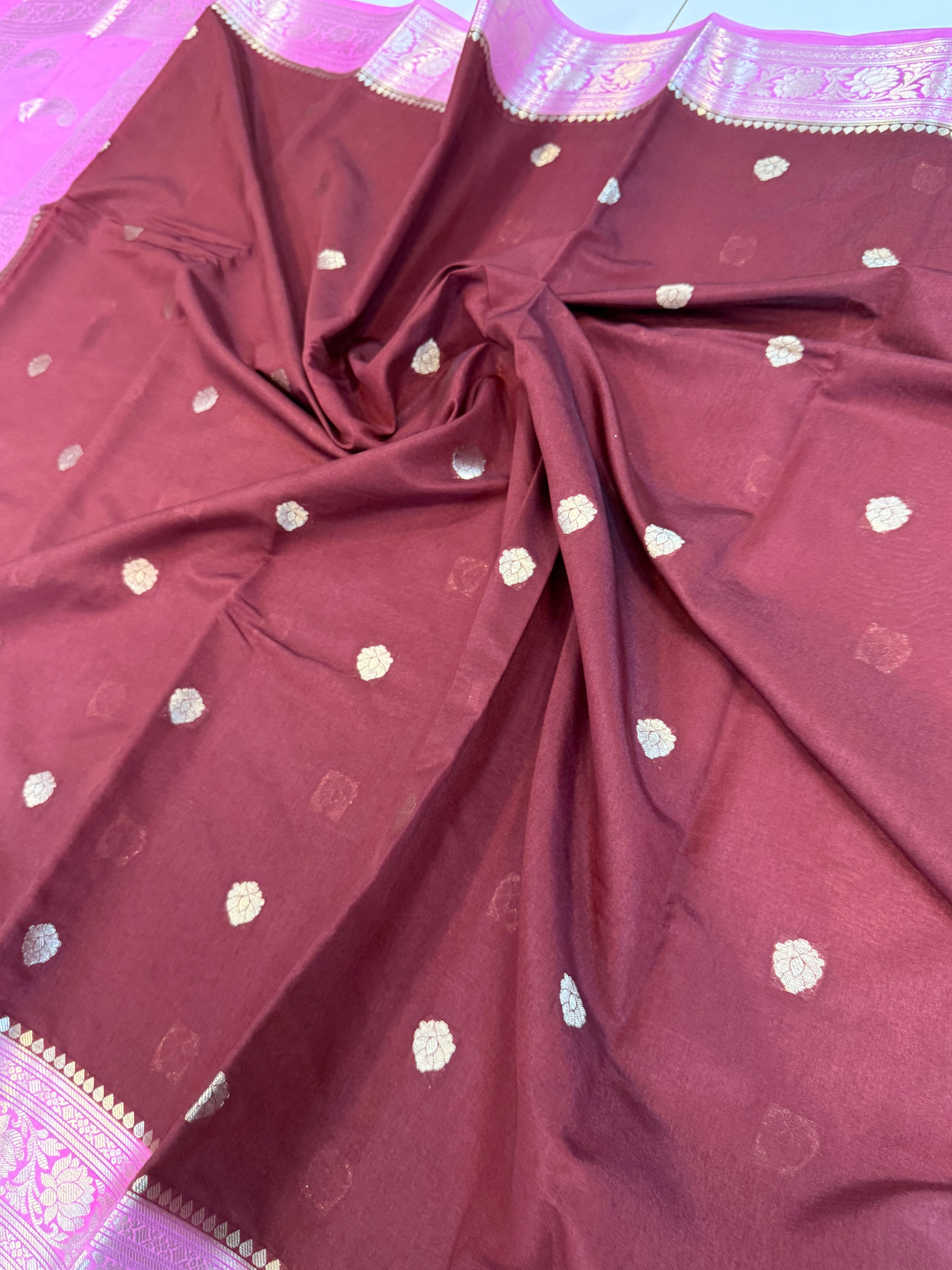 Premium Banarasi Silk Saree – Art Georgette Semi Silk | Rich Designer Weave | 6.5 Mtrs with Blouse Piece