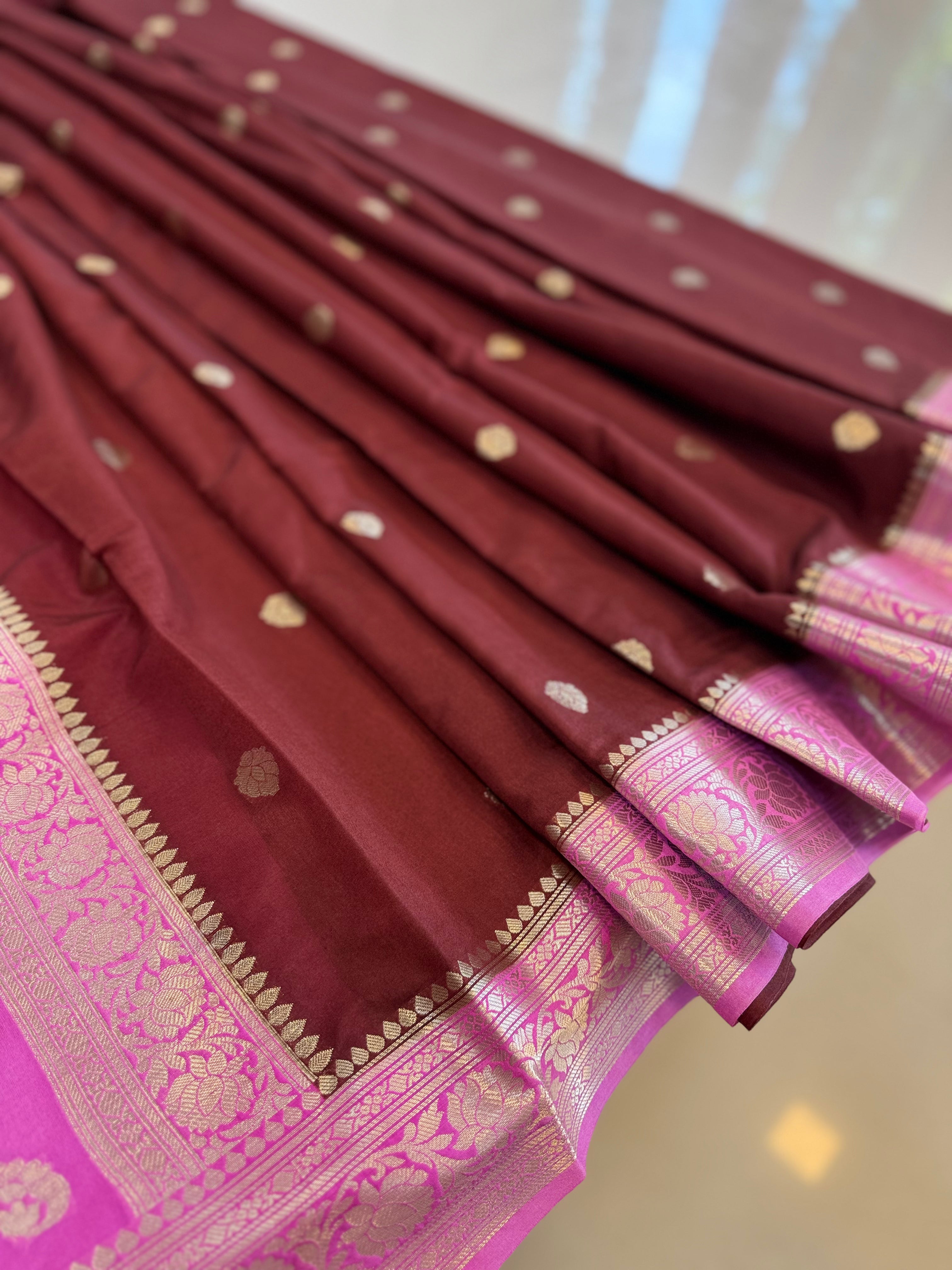Premium Banarasi Silk Saree – Art Georgette Semi Silk | Rich Designer Weave | 6.5 Mtrs with Blouse Piece