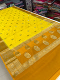 Premium Banarasi Silk Saree – Art Georgette Semi Silk | Rich Designer Weave | 6.5 Mtrs with Blouse Piece