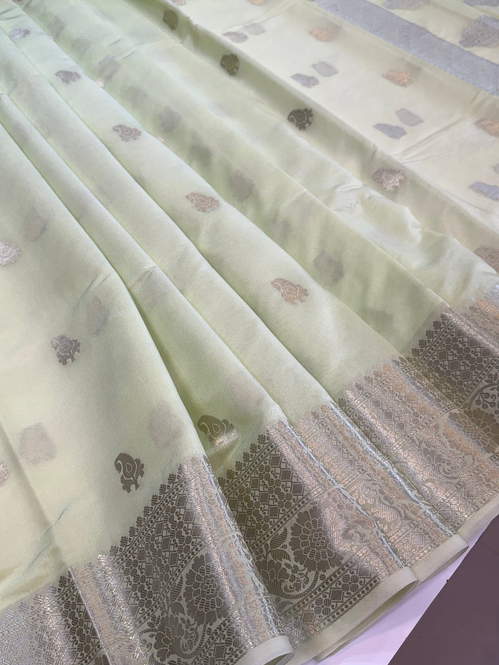 Premium Banarasi Silk Saree – Art Georgette Semi Silk | Rich Designer Weave | 6.5 Mtrs with Blouse Piece