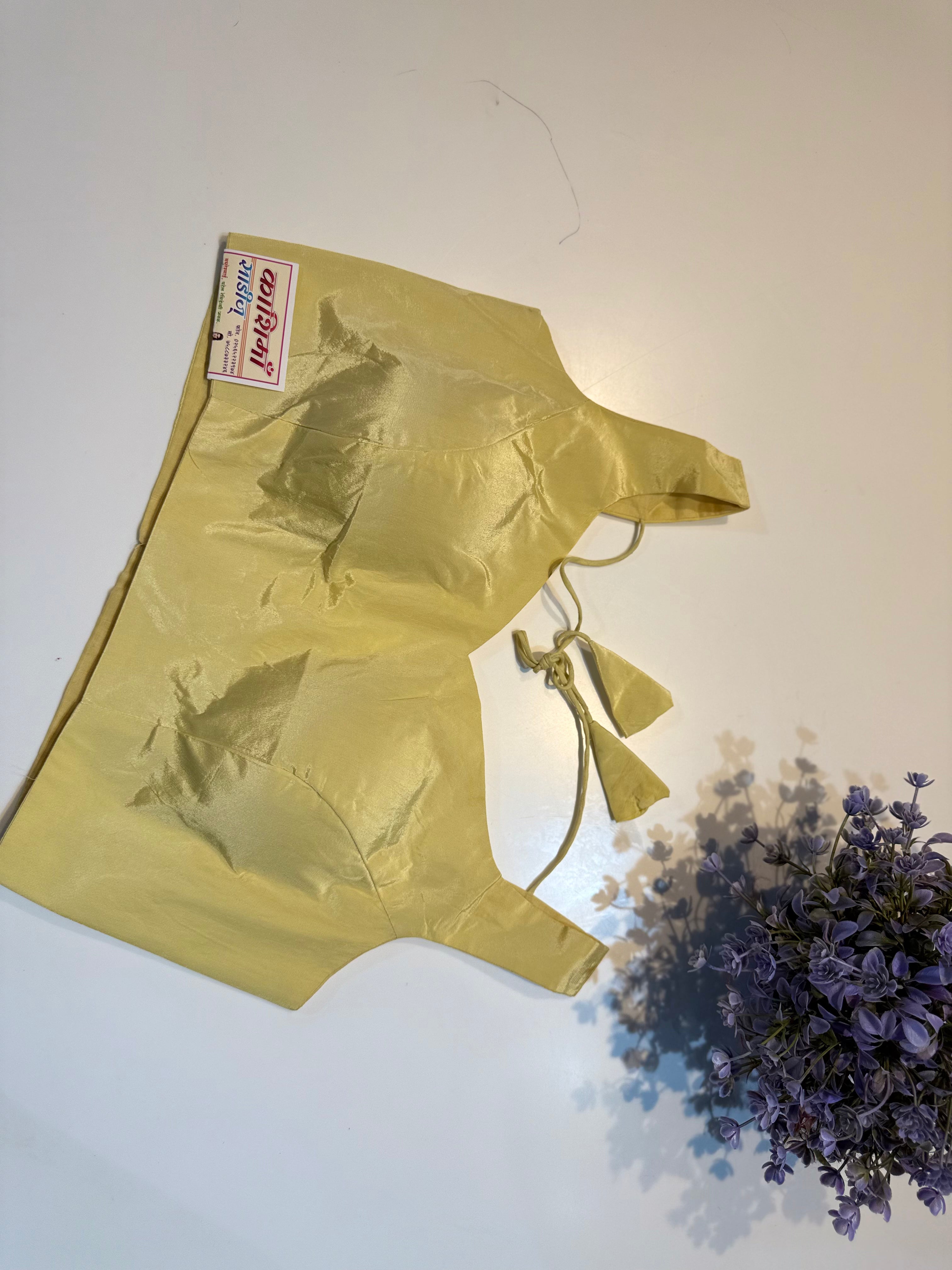 Premium Silk Sleeveless Ready Made Blouse New Launch – Premium Silk Sleeveless Blouse | Sizes 32–44
