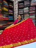 Prajakta Phool Saree with Zari Border