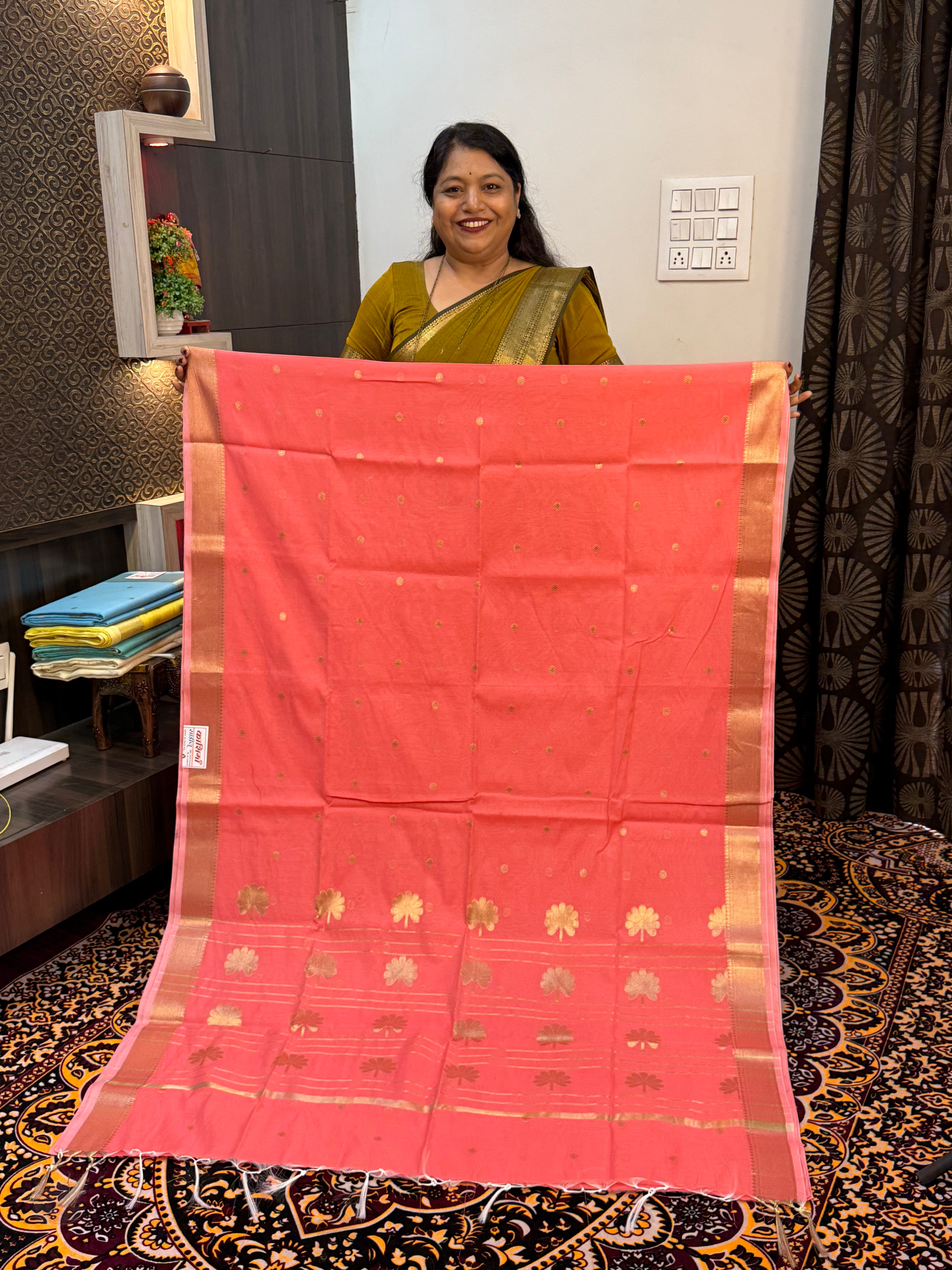 VRINDA COTTON RICH PALLO