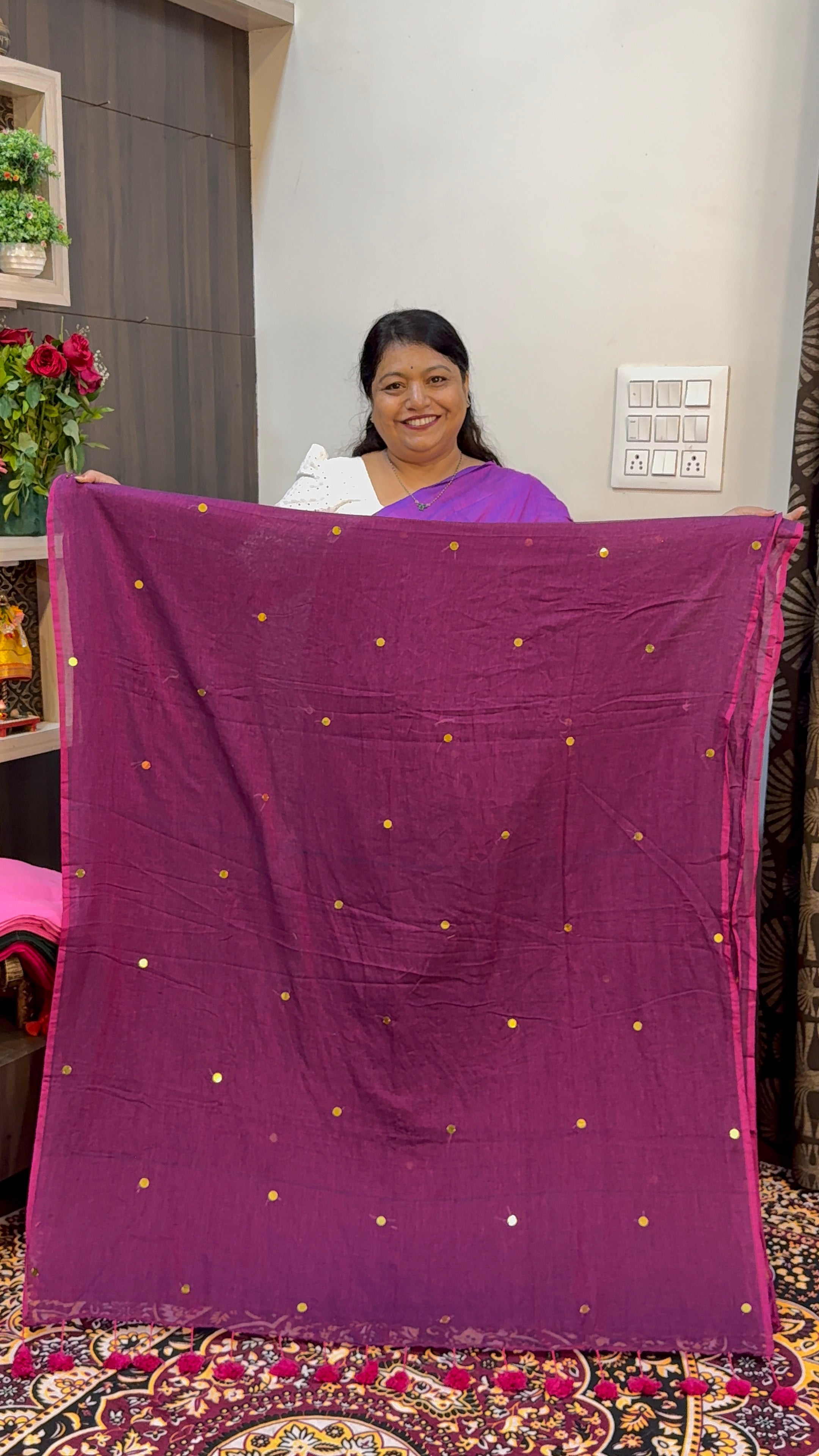 Rashmika Mandanna Inspired Viral Saree – Mal Cotton