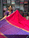 Contrast Colour Maheshwari Handloom Saree
