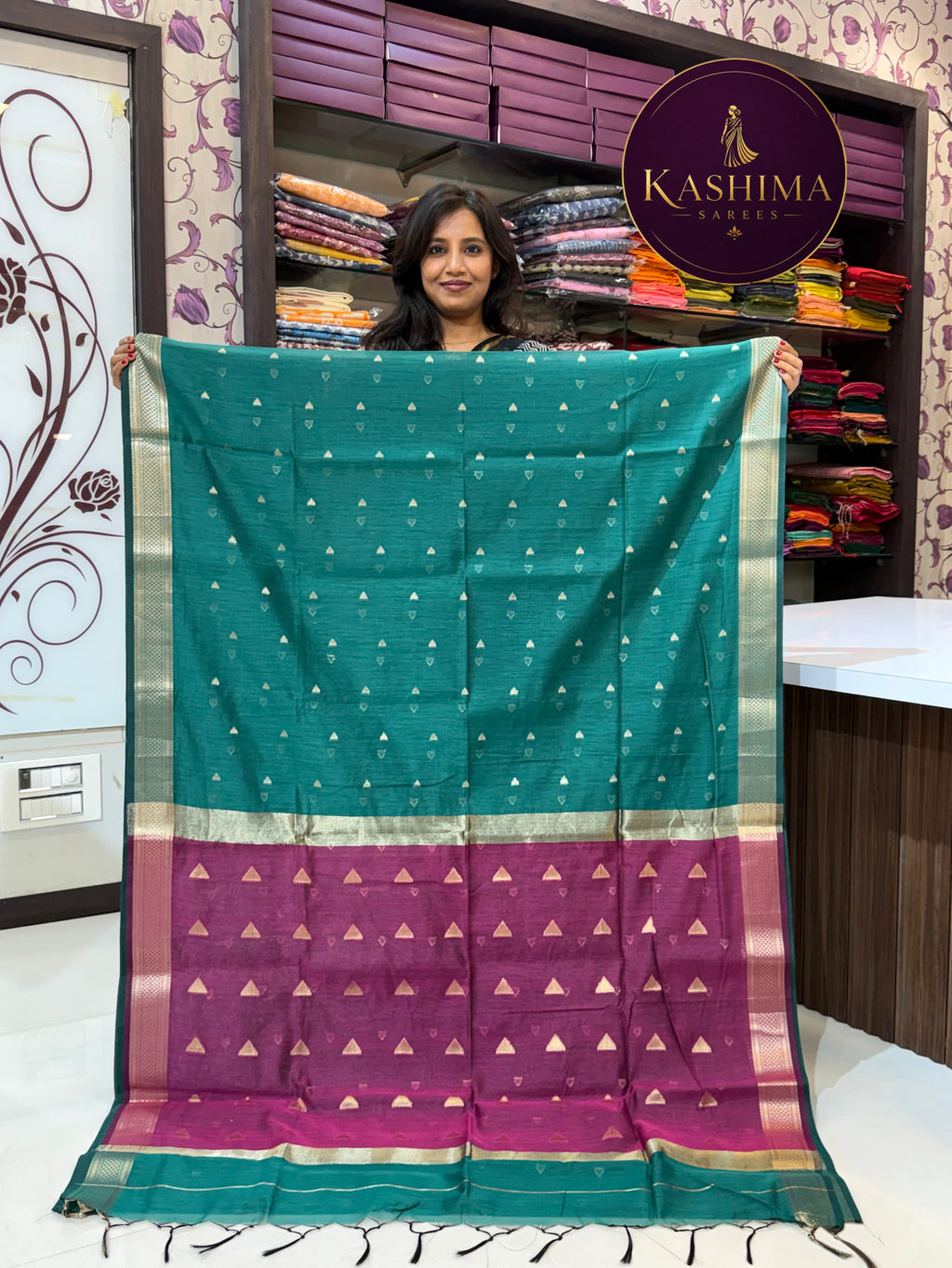 Vrinda Cotton Contrast colour combination