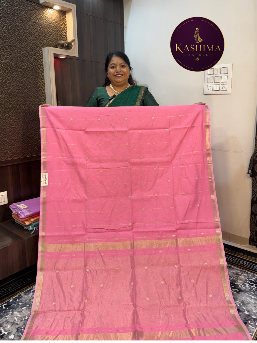 VRIN-01 | Lining Butta Vrinda Pastel Colour Saree