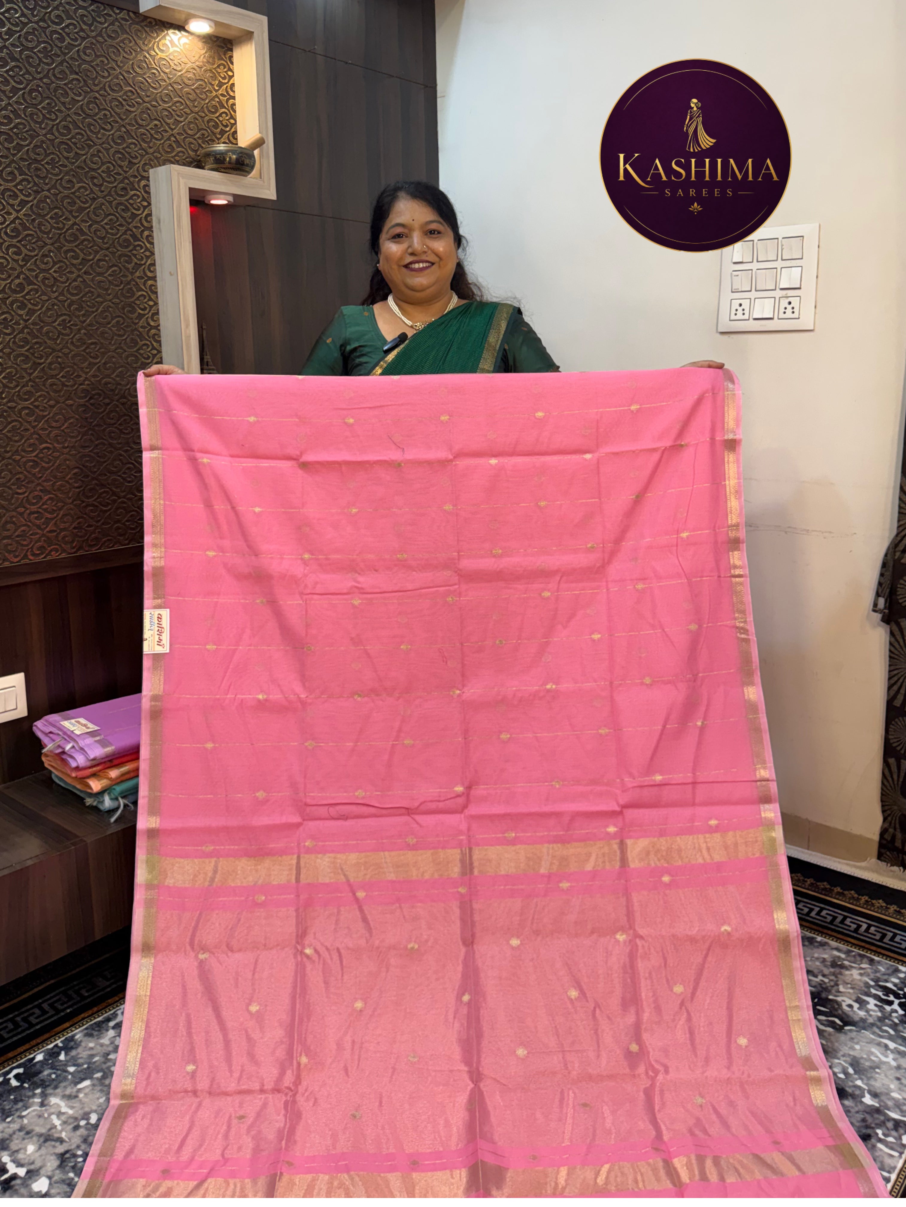 VRIN-01 | Lining Butta Vrinda Pastel Colour Saree