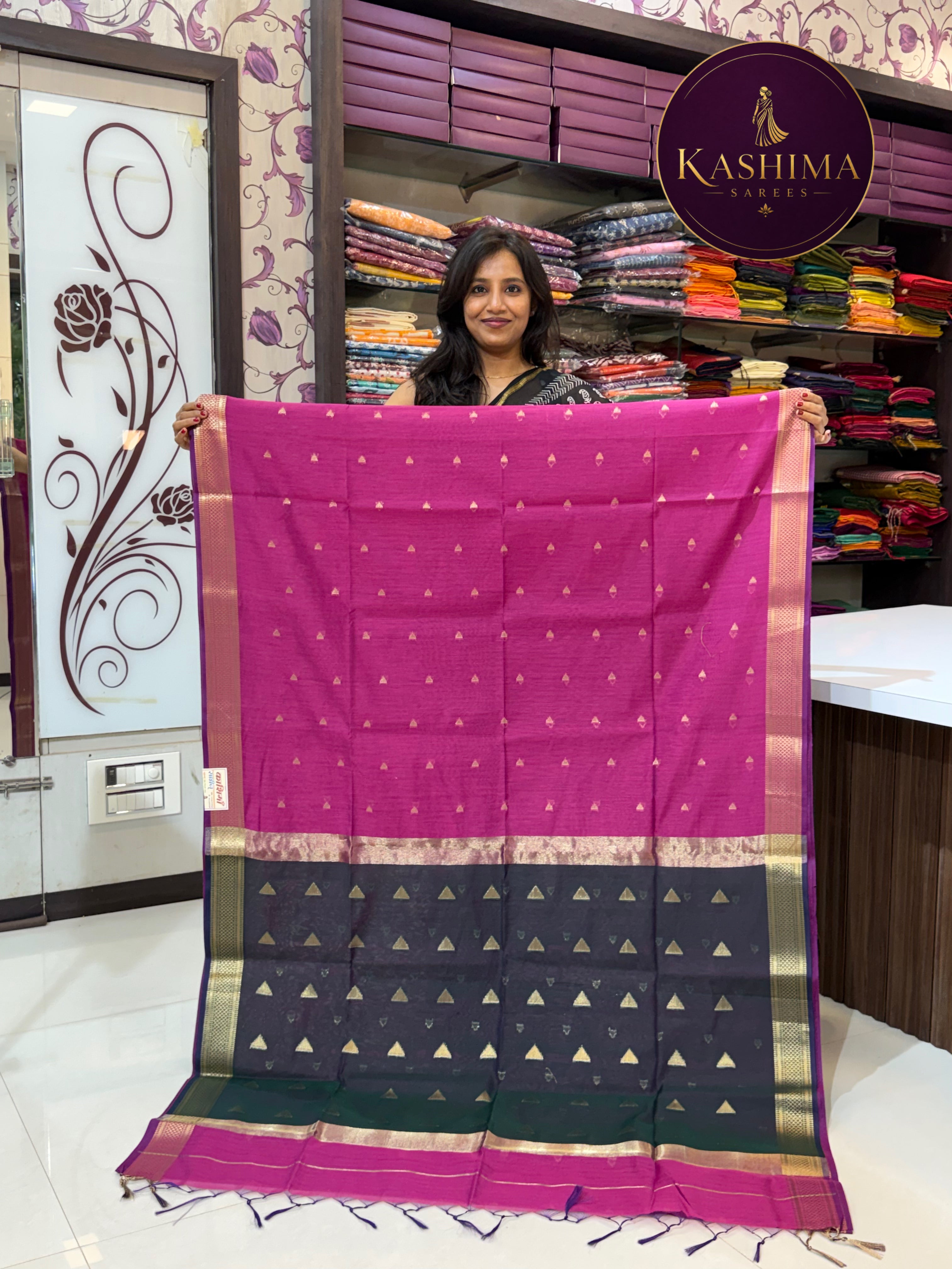 Vrinda Cotton Contrast colour combination
