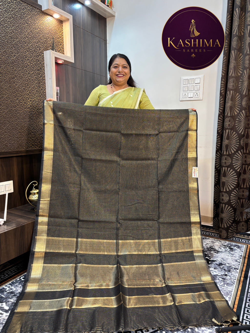 VRIN-06 | Checks Vrinda Cotton Saree