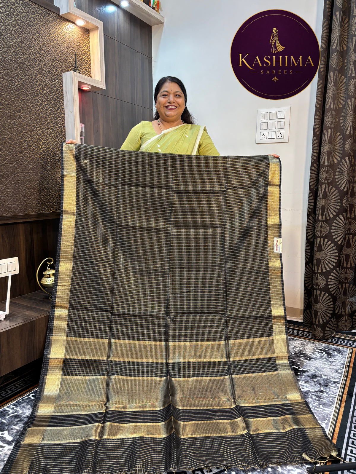 VRIN-06 | Checks Vrinda Cotton Saree