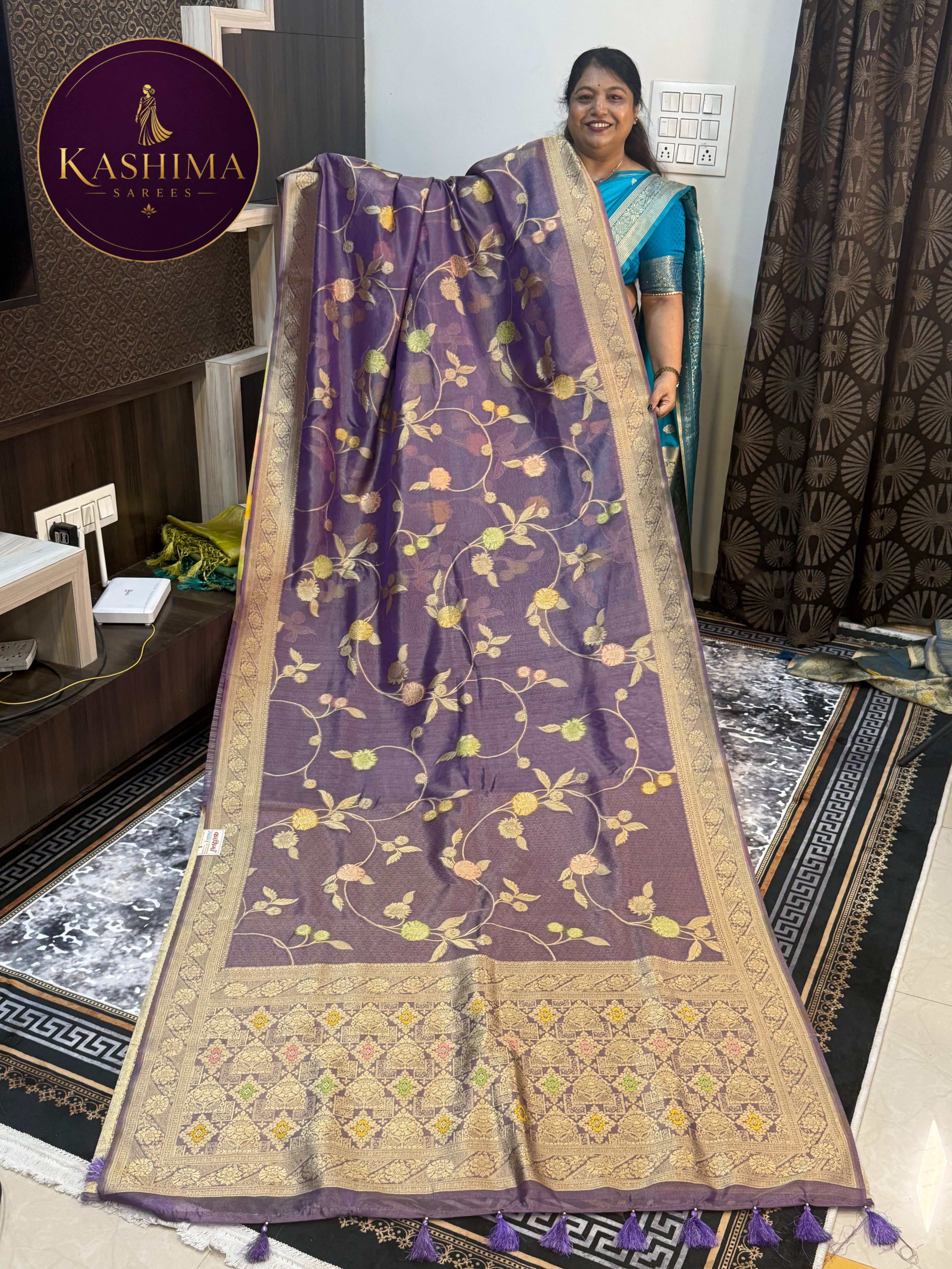 BAN-08 | Elegant Banarasi Zaal Work Saree