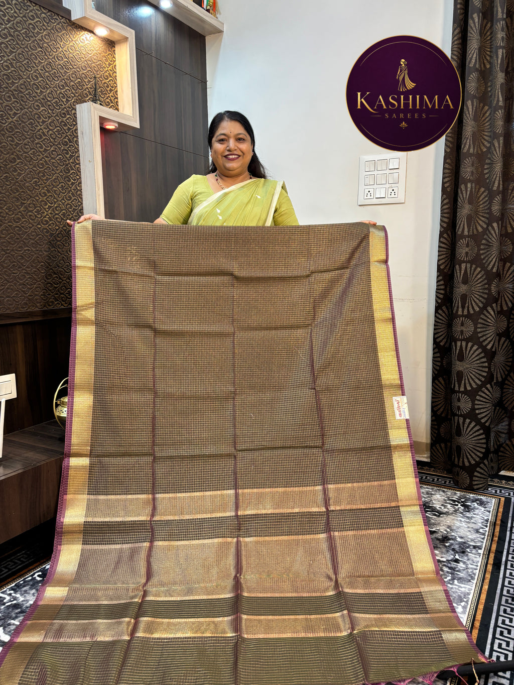 VRIN-06 | Checks Vrinda Cotton Saree