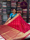 BAN-04 | Banarasi Zari Butta Satin Silk Saree